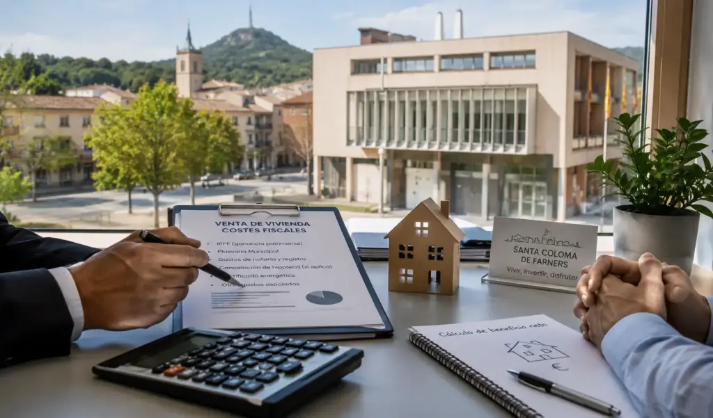 Asesoramiento sobre costes fiscales y venta de viviendas en Santa Coloma de Farners