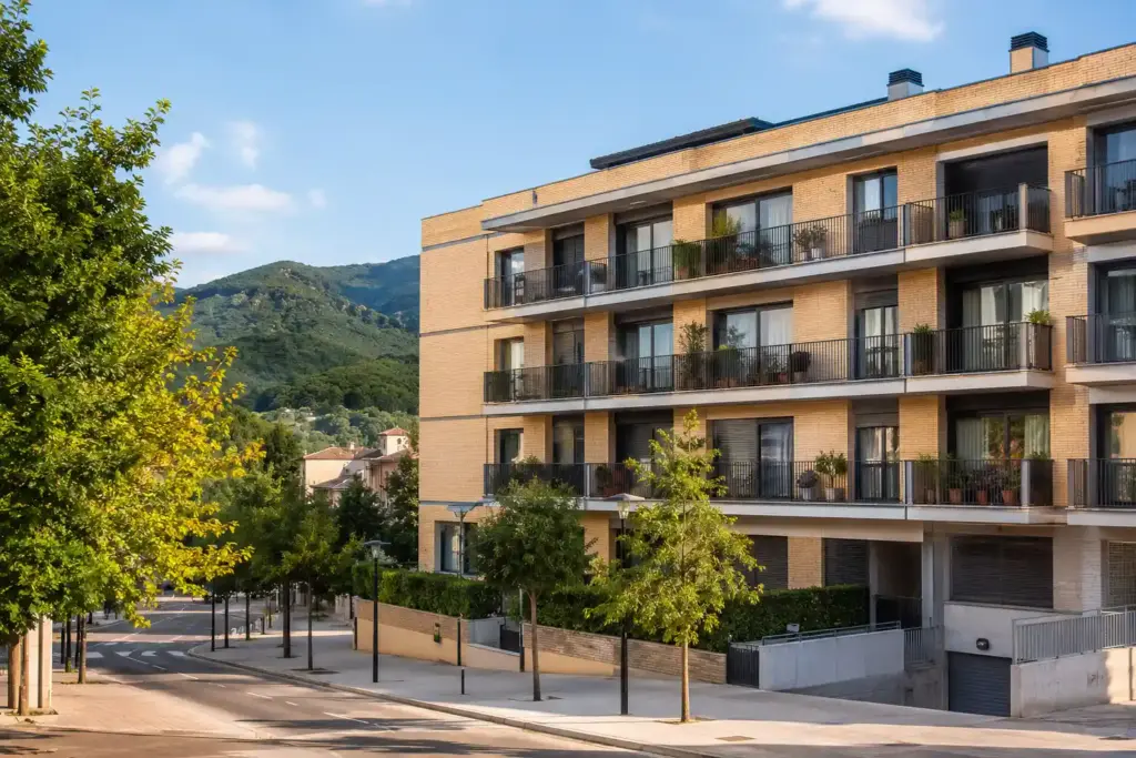 Edificio residencial para inversión en alquiler en Santa Coloma de Farners
